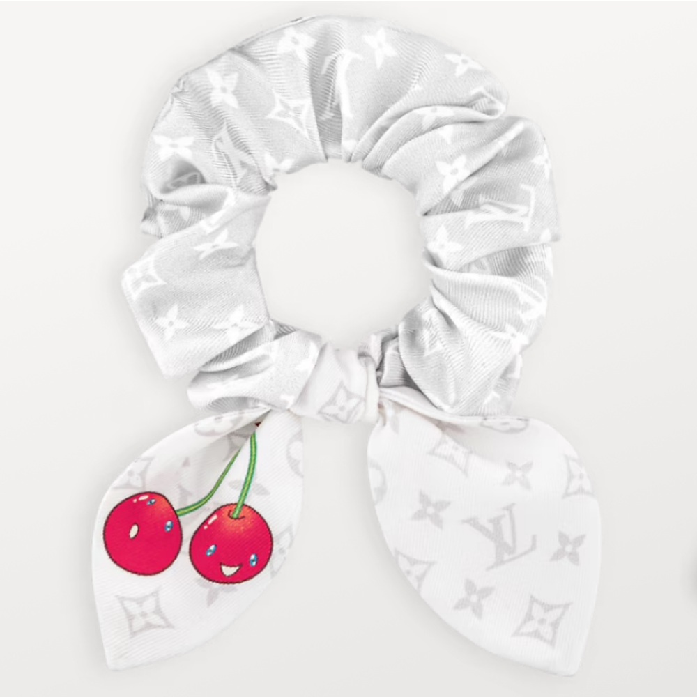 Louis Vuitton LV x TM Monogram Cerise CHOUCHOU scrunchie - Picture 2 of 5